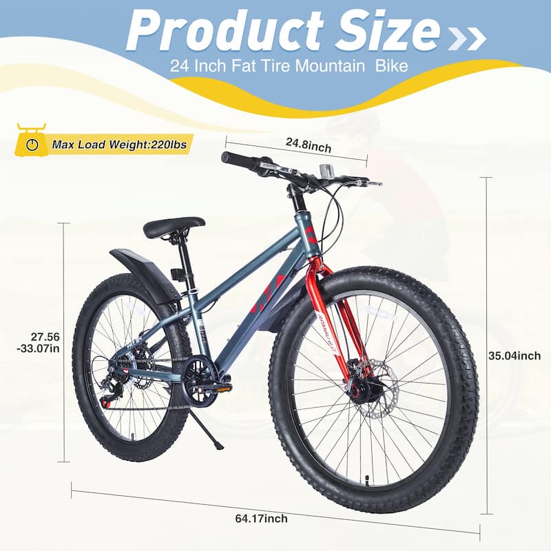 Mountain Bike,24 inch shimano 7-Speed bike