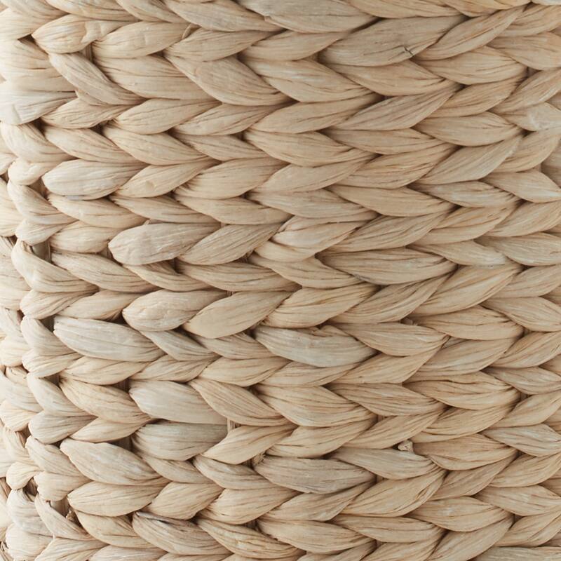 Seagrass Water Hyacinth Waste Basket Small Woven Trash Can