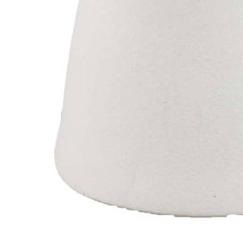 Decorative Bowl Planter, 2 Round Handles, Modern White Ceramic 14 Inch