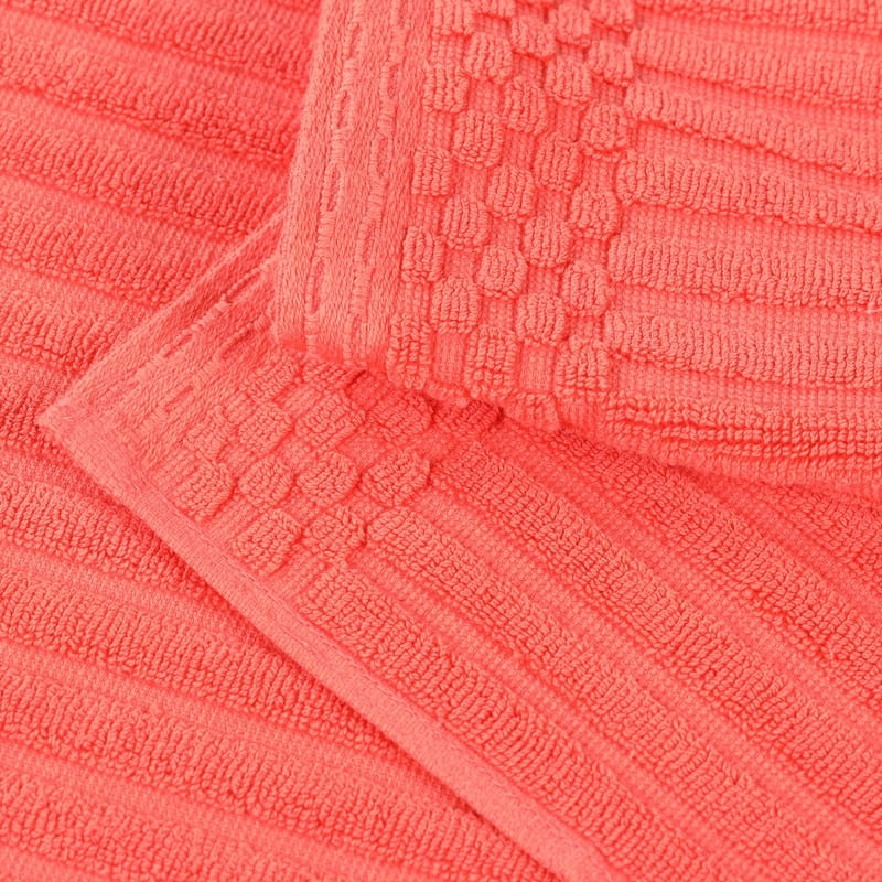 Superior Soho Ribbed Cotton Face Towel/Washcloth Set of 12