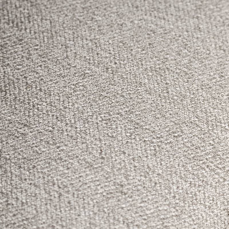 Kenwood Transitional Light Grey Fabric Upholstered Nailhead Trim Sloped Arms Sofa by Furniture of America