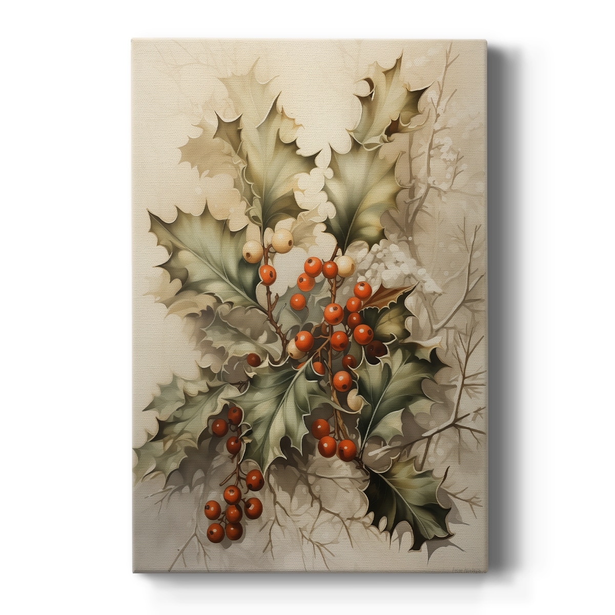 Christmas Holiday Art - Gallery Wrapped Canvas DCCV