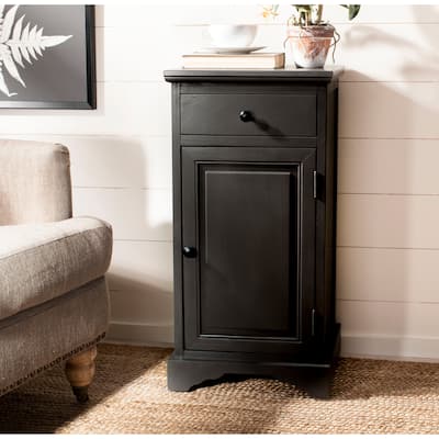 SAFAVIEH Jett Grey Storage Cabinet - 15.9" x 13.8" x 31.5"