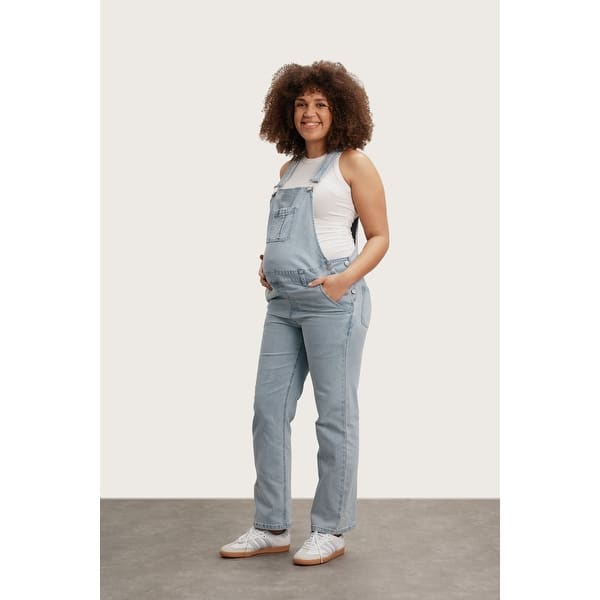 slide 2 of 4, Mae Overalls Extra Large - Blue