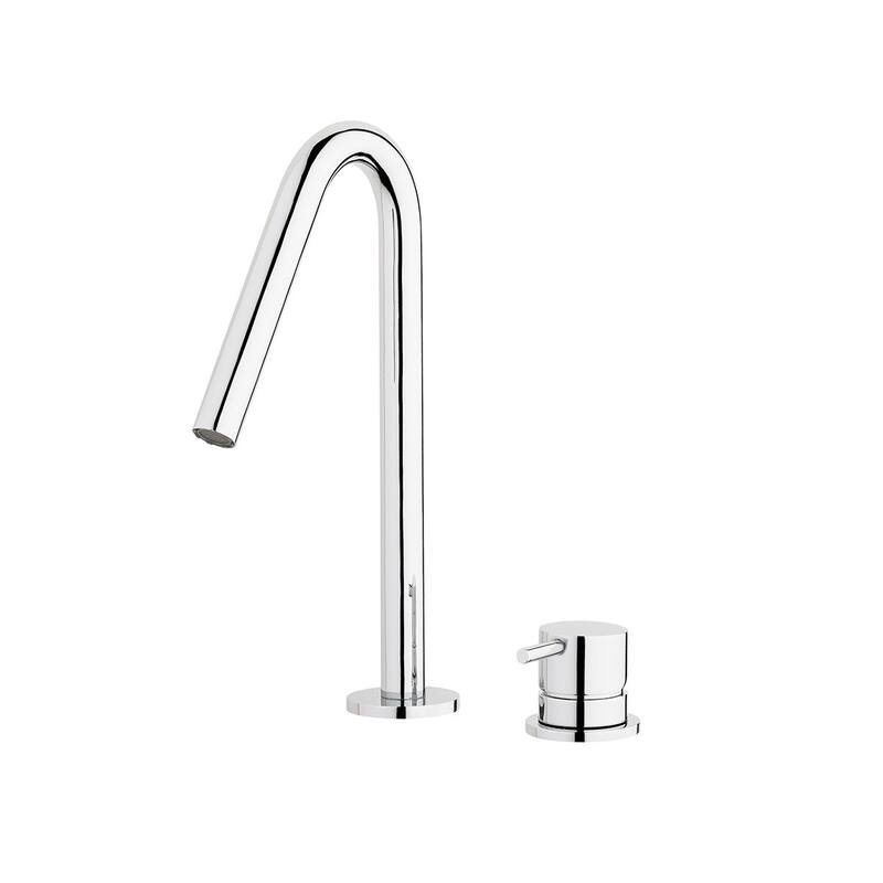 WS Bath Collections Flow T1.12V Flow 1.5 GPM Vessel Widespread - Polished Chrome - Polished Chrome