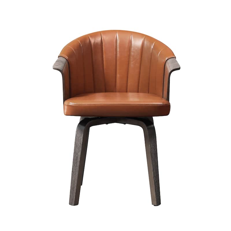 Art Leon Mid-century Swivel Accent Armchair