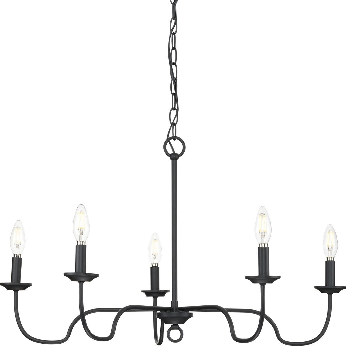 Progress Lighting P400291 Canebrake 6 Light 30" Wide Taper Candle