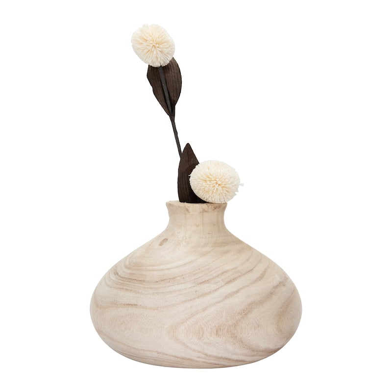 Decorative Paulownia Wood Vase
