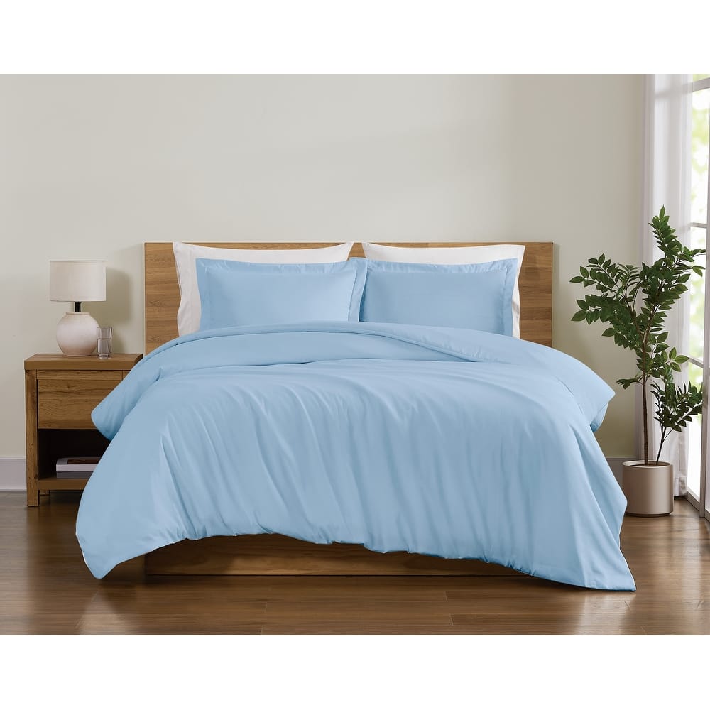 Truly Soft Everyday Solid 3 Piece Duvet Cover Set