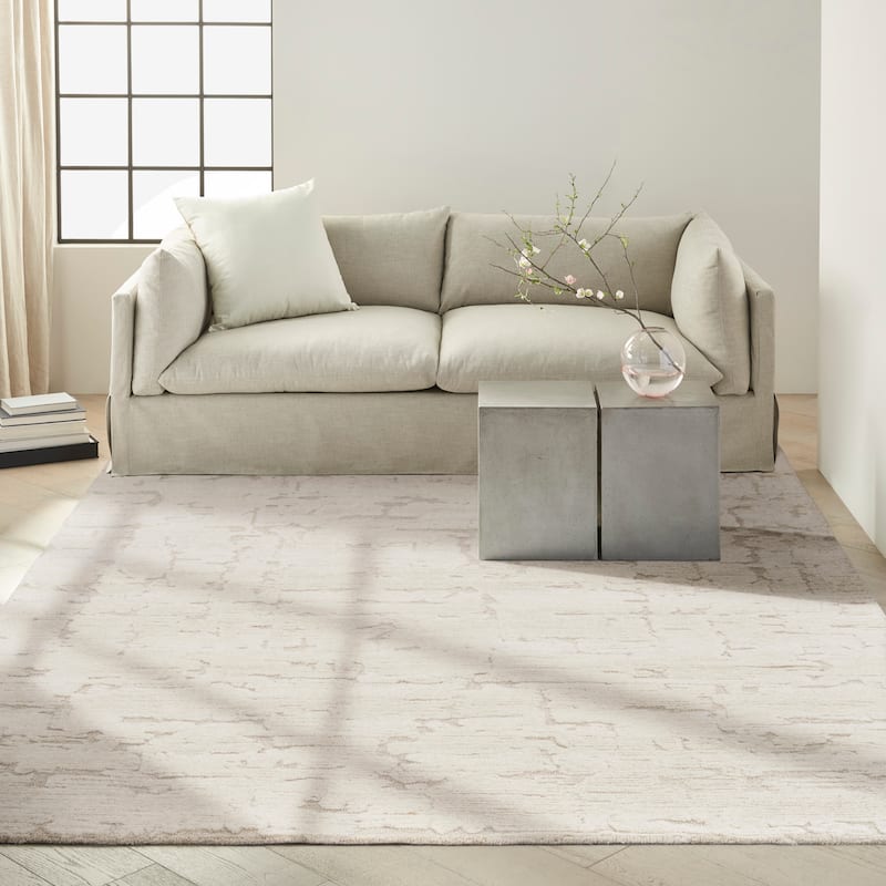 Calvin Klein Sculptural Contemporary Abstract Area Rug