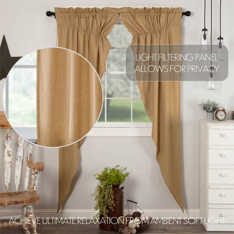 Simple Life Flax Prairie Panel Set - Prairie Panel 84x36 - Prairie Panel 84x36