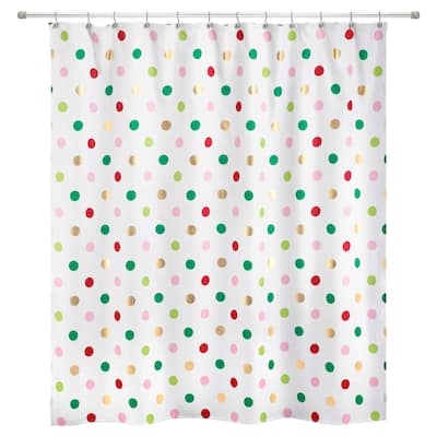 Nicole Miller Merry Dot Shower Curtain