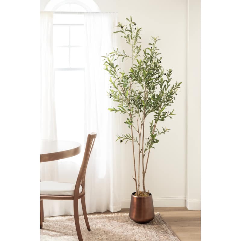 Kate and Laurel Portell Metal Planter