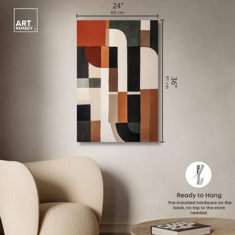 Jahns' Abstraction II Canvas by Art Remedy, Gallery Wrapped