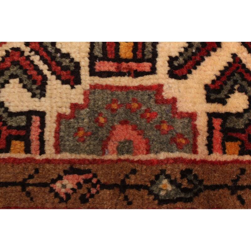 ECARPETGALLERY Hand-knotted Andelz Red Wool Rug - 4'0 x 6'4