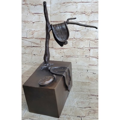 Persistence Of Memory By Salvador Dali Bronze Modern Art Sculpture Figure Statue