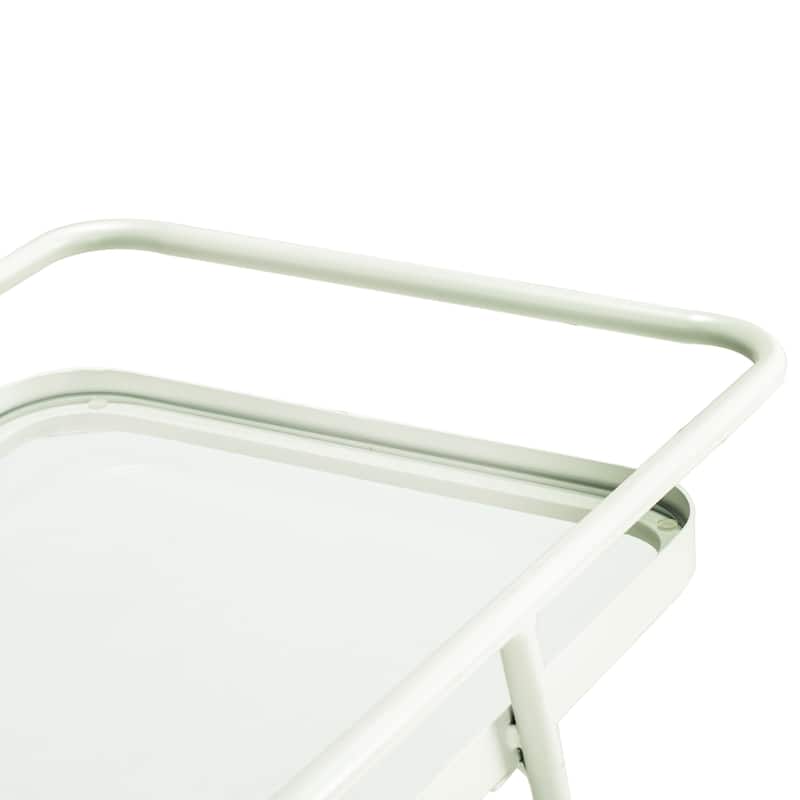 SAFAVIEH Home Zunia 2 Tier Bar Cart - 36"W x 19"D x 30"H