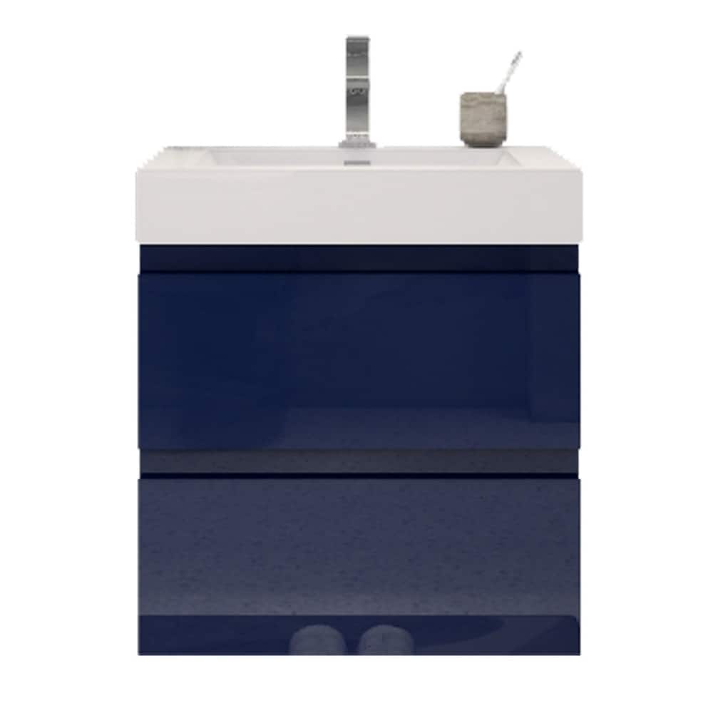 Baillie 24'' Wall-Mounted Vanity with Reinforced Acrylic Sink