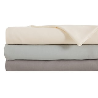 TENCEL Lyocell & Linen Blend 4-Piece Sheet Set.