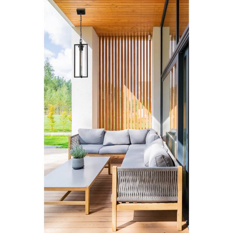 Z-Lite 5013CHB Aura 8" Wide Marine Grade Outdoor Mini Pendant