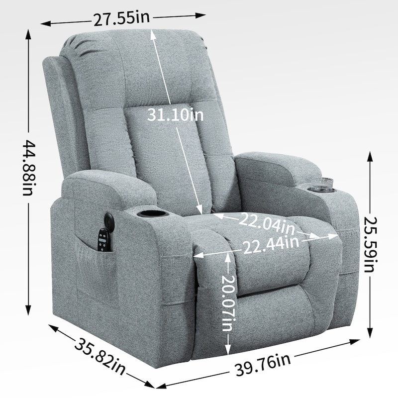 Infinite Position Power Lift Recliner Chair for Elderly
