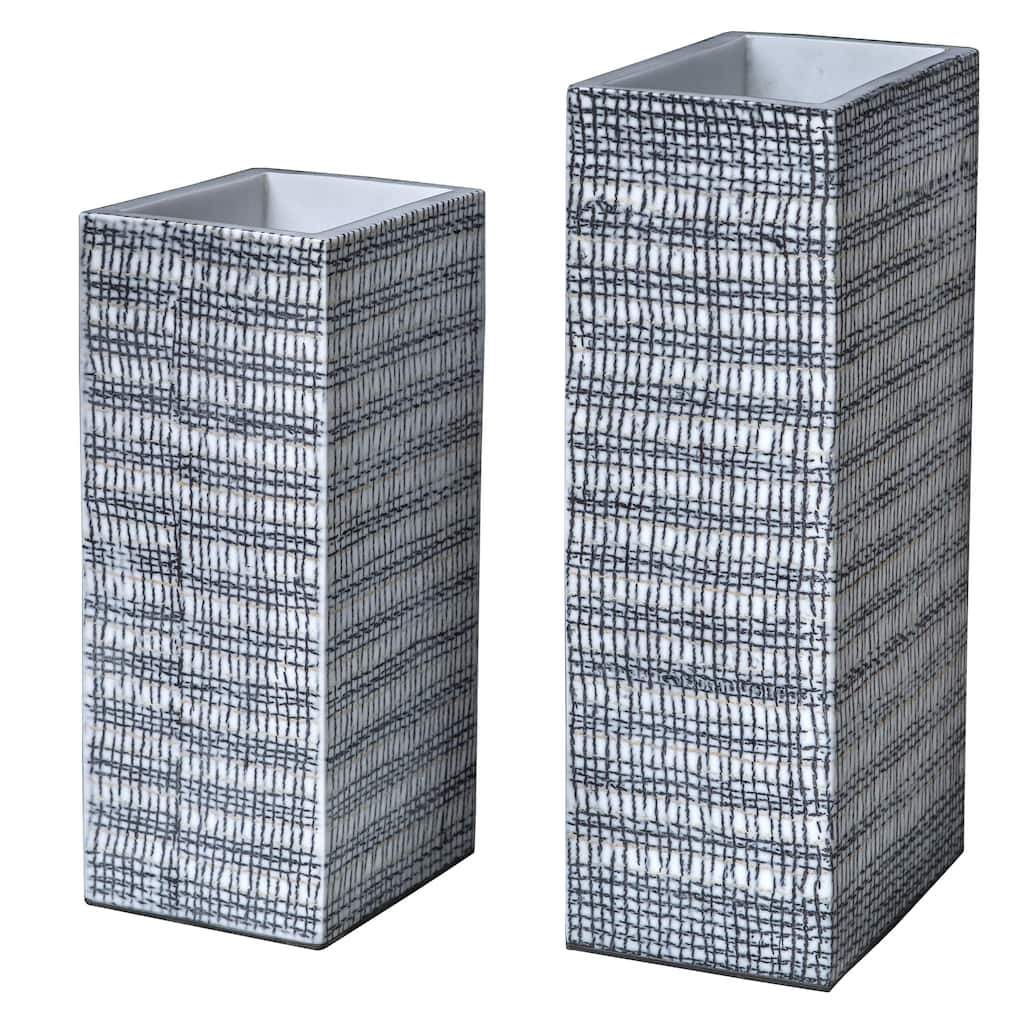 Uttermost Nomad Rectangular Vases (Set of 2)