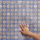 preview thumbnail 9 of 13, Merola Tile Tetuan Astre Terra Cobalt 12-1/8" x 21-7/8" Porcelain Wall Tile