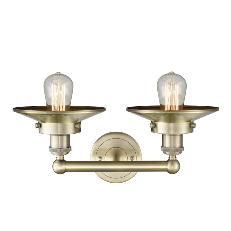Innovations Lighting Railroad - 2 Light 17" Bath Vanity Light