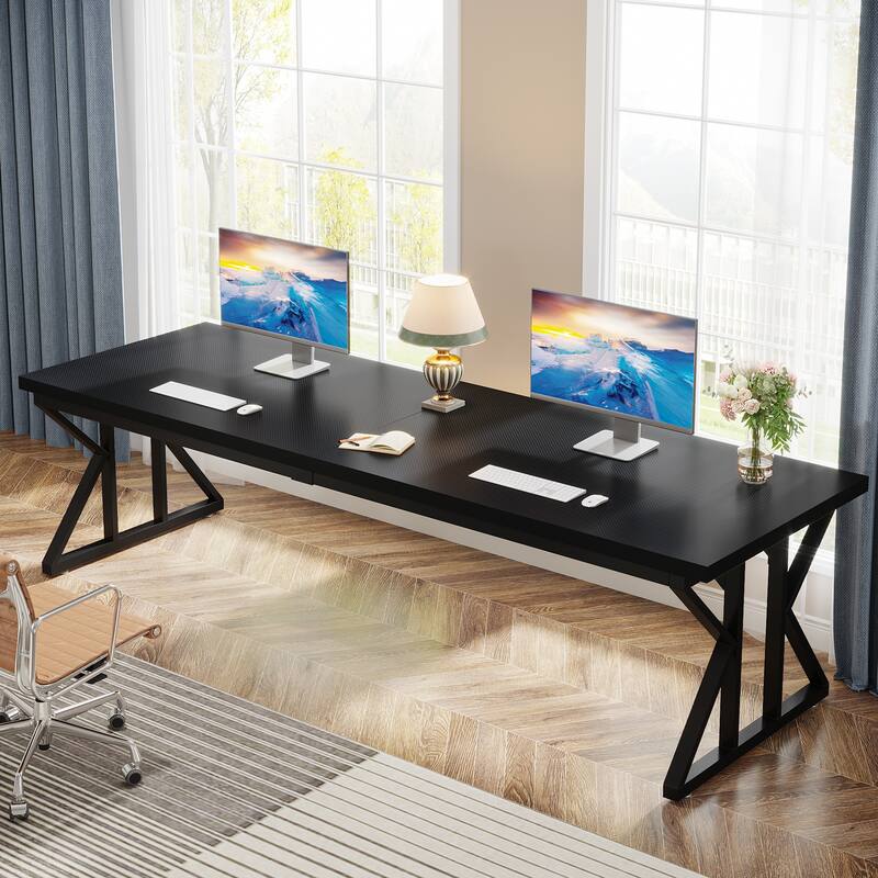 78.7 Inches Long Computer Desk, Two Person Desk For Home Office