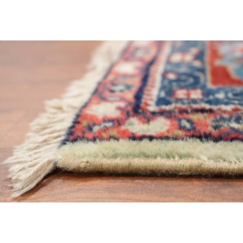 Hand Knotted Oriental 100% Wool Carpet Traditional Floral Green Mahal Area Rug - 11' 9'' X 8' 11''