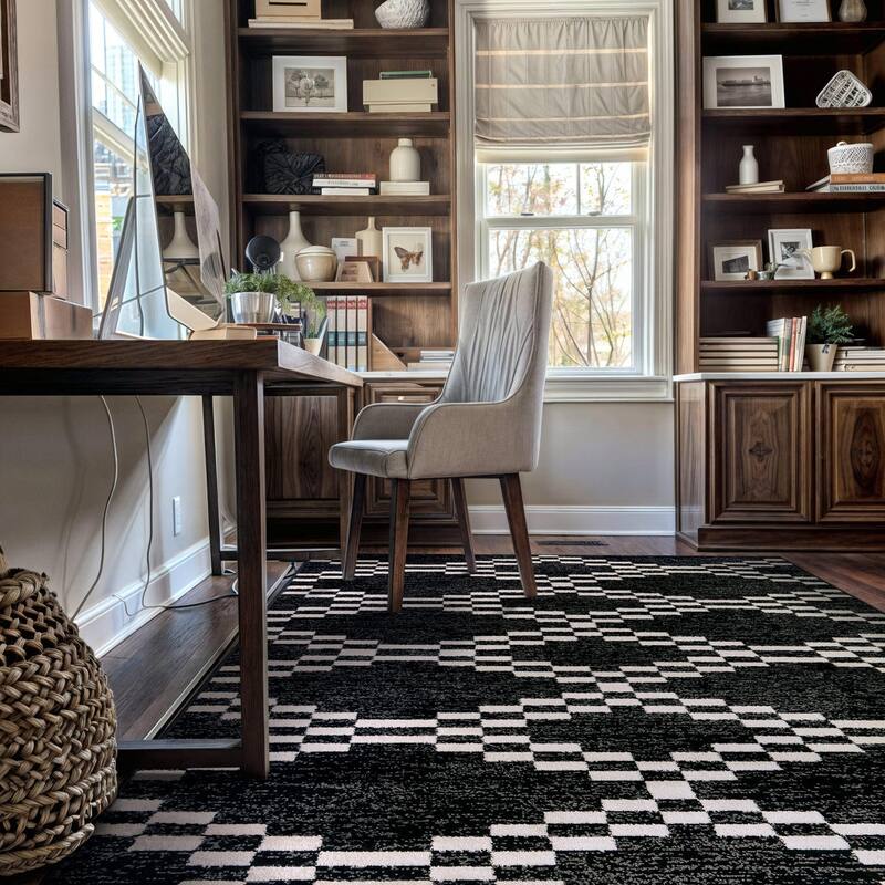Southwestern Geometric Durable Area Rug, Perfect for Any Room