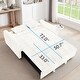 preview thumbnail 19 of 28, 64.96" Velvet Convertible Sofa Bed with Storage Pocket