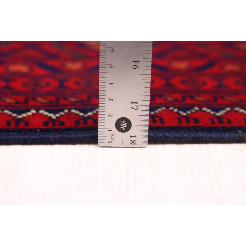 ECARPETGALLERY Hand-knotted Finest Khal Mohammadi Red Wool Rug - 9'8 x 13'1