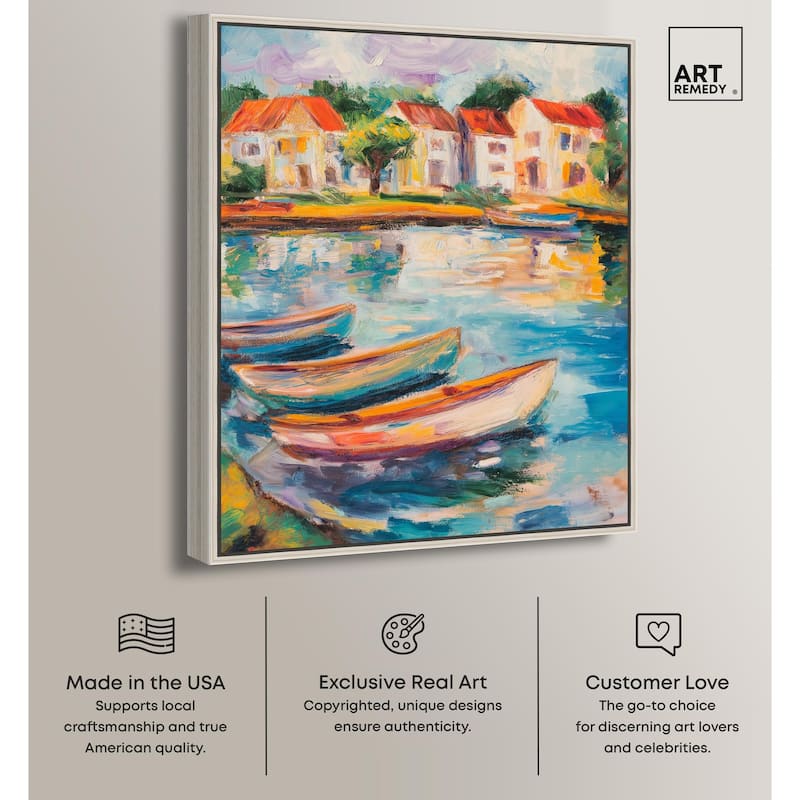 Bayside Calm II Canvas by Art Remedy