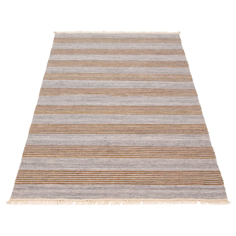 Boho Grey Kilim 4'11" x 8'2" - 4'11 x 8'2