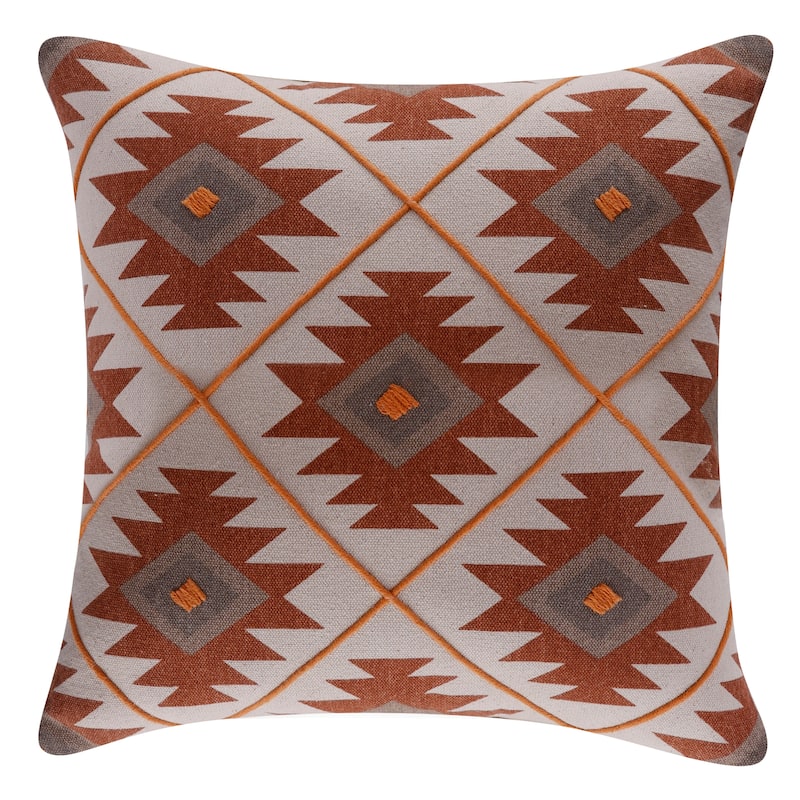 Sevita Handmade Sevitawestern Cotton Throw Pillow, 20" x 20"