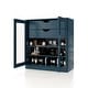 preview thumbnail 49 of 47, Palace Imports 100% Solid Wood Short Clear Glass Bathroom Storage Cabinet with 2 Drawers, 32" W x 35.75" H