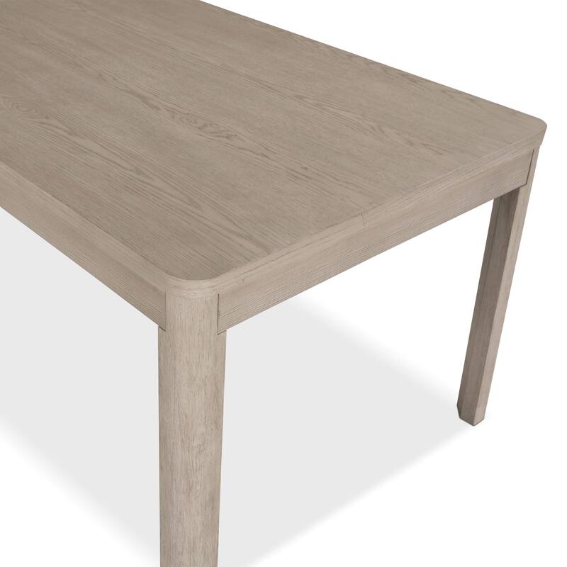 Furniture of America Billet Modern 5-Piece Natural Oak Wood Dining Table Set