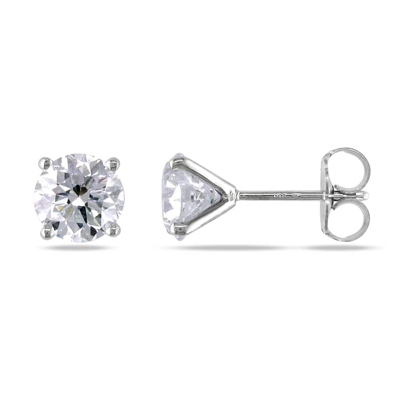 Miadora 2ct TDW Diamond Stud Earrings in 14k White Gold
