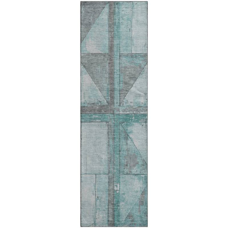 Premium Washable Super Soft Contemporary Geo Mayfield Rug