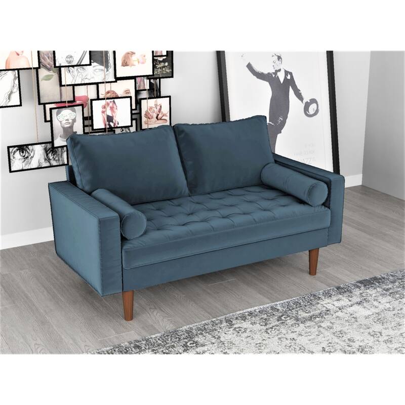 US Pride Lopez Mid-century Loveseat