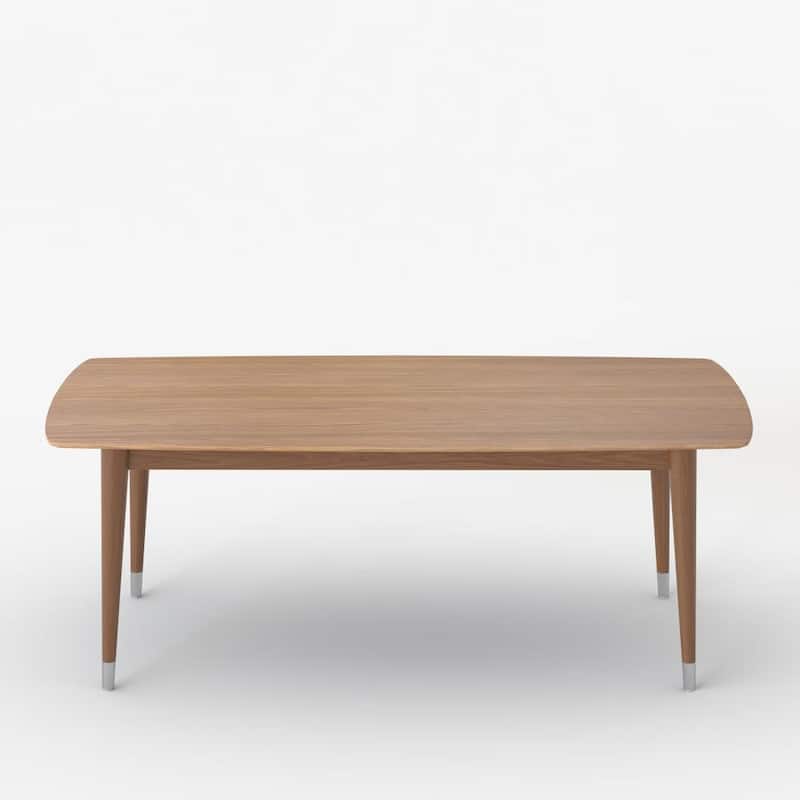 Mid-Century Modern 62.9" Rectangular Dining Table for 4-6, Solid Wood Kitchen & Dining Room Table with Tapered Legs