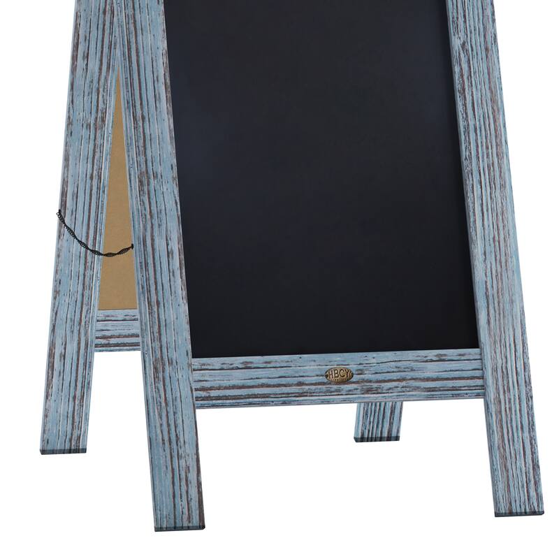 Wood A-Frame Magnetic Chalkboard Set-Markers, Stencils, and Magnets