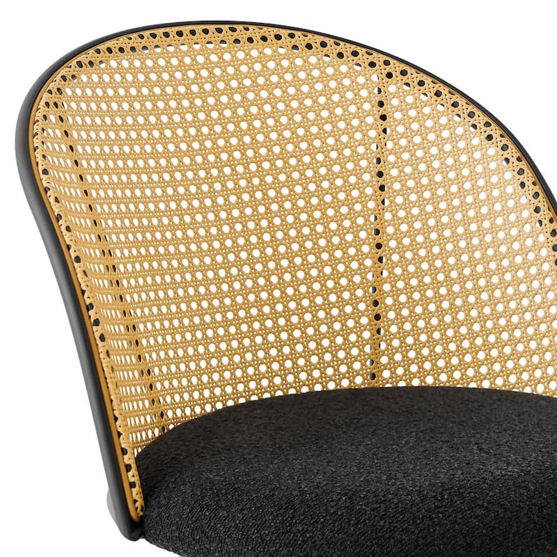 Modern Upholstered Rattan Dining Chairs Set of 2/4