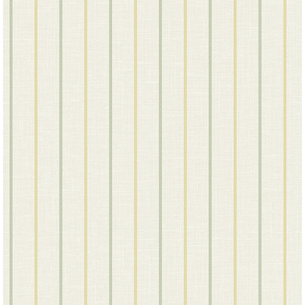 Seabrook Designs Andree Stripe Nonwoven Unpasted Wallpaper