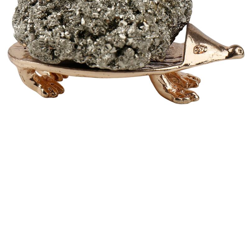 Metal Decorative Object Turtle Figurine Shell Modern Home - 2" Silver - 2" x 2" x 2"