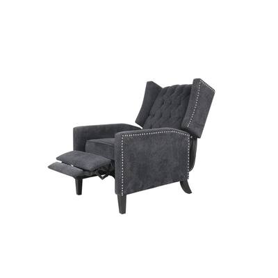 Modern Gery Arm Pushing Recliner Chair
