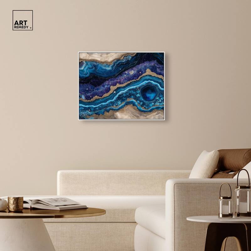 Galactic Geode I Canvas by Art Remedy