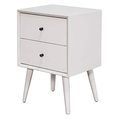 Carmel Two-Drawer Nightstand with Simple Design and Convenient Bedside Storage