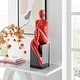 preview thumbnail 19 of 24, Lady Antoinette Resin Sculpture with Base - N/A Red/BlackBase